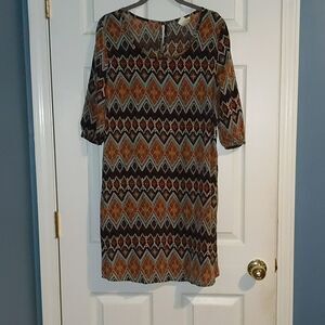 Paisley and Ivy  printed dress Sz L